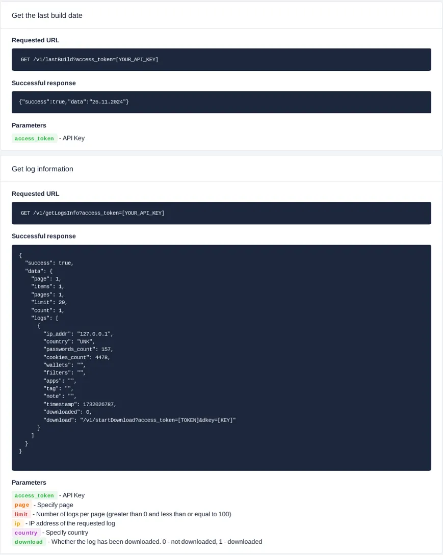 Documentación de la API de LummaC2 — parte 3